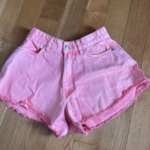 Primark Pink Jean Shorts, 0